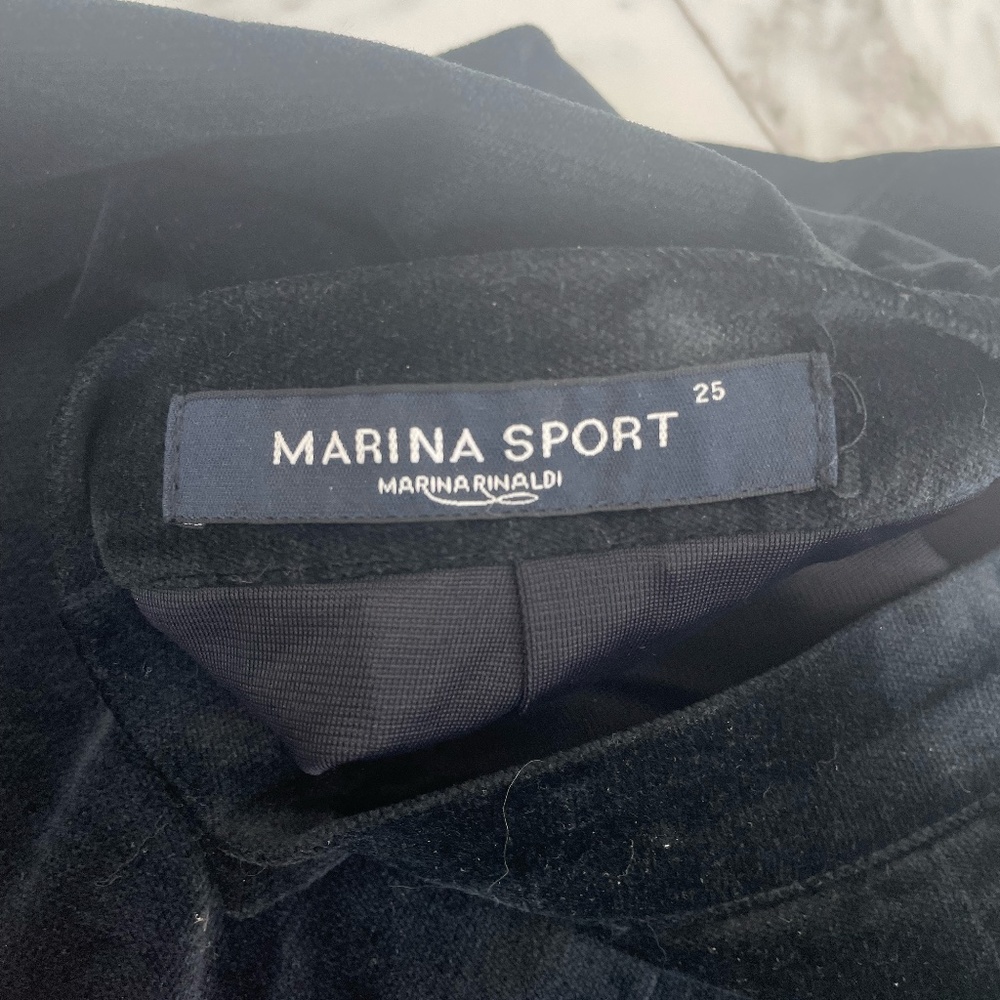 Marina Rinaldi Velvet Pencil Skirt in plus size 25